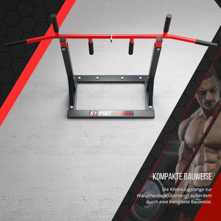 Actual product image K-Sport Pull-up bar with pull-up bar, 3 handles