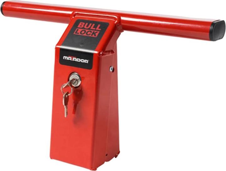 Productafbeelding Matador Vergrendeling laadruimte Bull-Lock 2 Staal, poedercoating L410xB100xH260mm Gewicht 4,7 kg rood