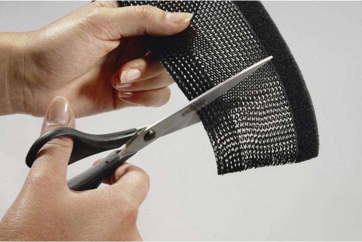 Actual product image Hama Flexible fabric cable conduit, universal, 20 - 40 mm, 1.8 m, black (Cable conduit, 180 cm)