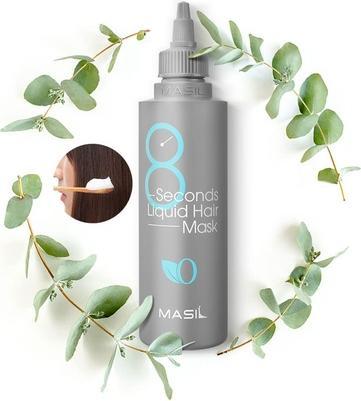 Image du produit Masil 8 Seconds Salon Hair Mask 3.38floz Travel Portable Dry Damaged Hair Deep Conditioning Hydratin (100 ml)
