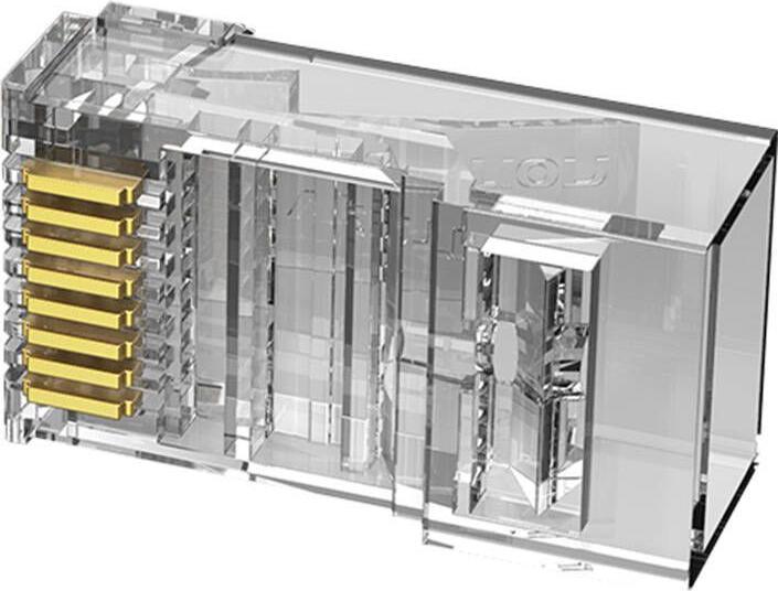 Actual product image Vention Modular RJ45 Cat.6 UTP Connector IDDR0-10 Transparent 10 pcs.