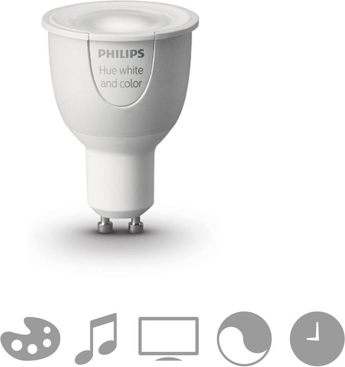 Actual product image Philips Hue White & Color Ambiance (GU10, 6.50 W, 1 x)
