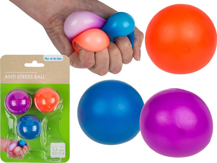 Out of the blue Set de 3 balles anti-stress