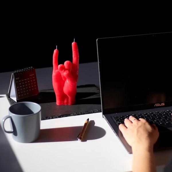 Image du produit Candle Hand You Rock (1 pcs)