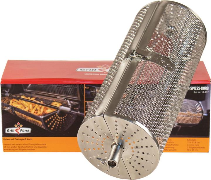 Immagine prodotto Grillfürst Cestello per spiedo rotante / cestello per girarrosto