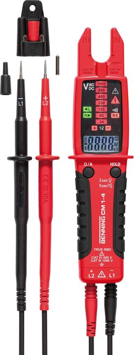 Immagine prodotto Benning CM 1-4 Pinza amperometrica (CAT IV 600V, CAT III 1000V)