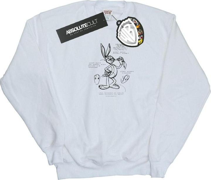 Produktbild Looney Tunes Bugs Bunny Drawing Instruction Sweatshirt (M)
