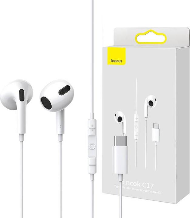 Actual product image Baseus Encok C17 (No noise cancelling, Cable)