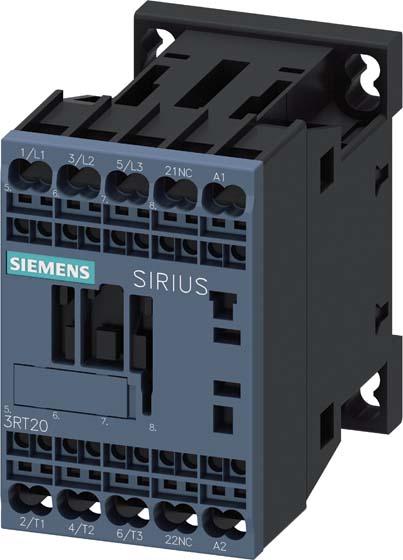 Actual product image Siemens Power contactor 3kW 3S 42VAC 7A 1Ö/Hilf 3RT2015-2AD02