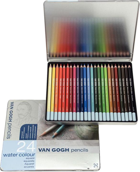 Actual product image Van Gogh Watercolor Pencils Basic Set (Multicoloured, 24 x)
