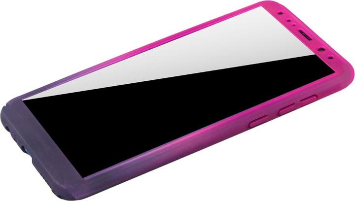 Actual product image König Design Case Mobile Protection for Huawei Mate 10 Lite Full Case Cover Screen Protector Purple (Mate 10 Lite)