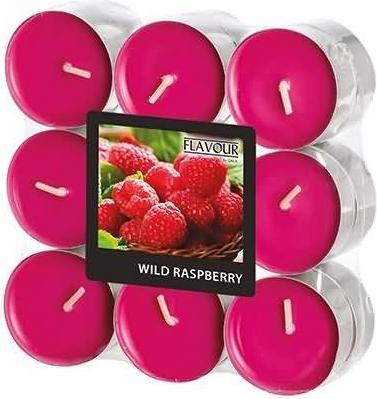 Actual product image Flavour 18 by GALA Tea Lights Wine Red Wild Raspberry (18 pcs.)