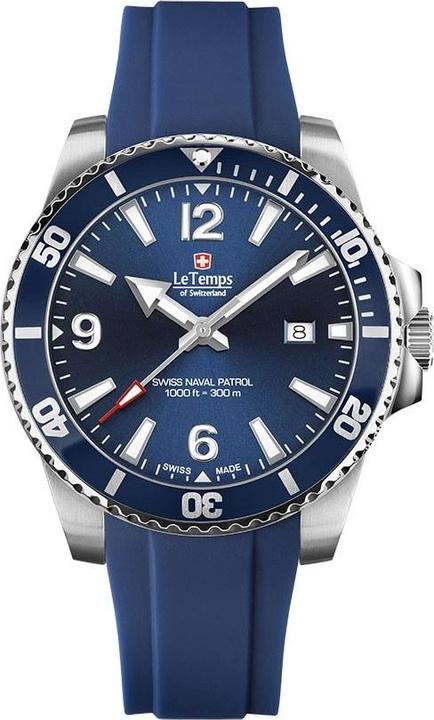 Produktbild Le Temps Swiss Naval Patrol (Analoguhr, 43 mm)