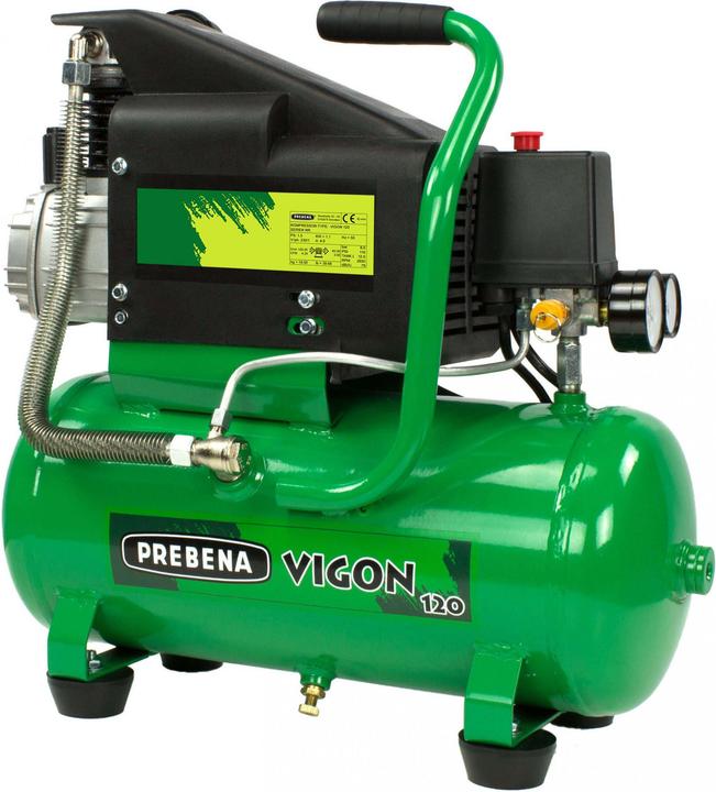 Actual product image Prebena Air compressor VIGON 120 (8 bar, 12 l)