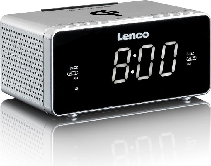 Produktbild Lenco CR-550, Radiowecker, FM, Silber
