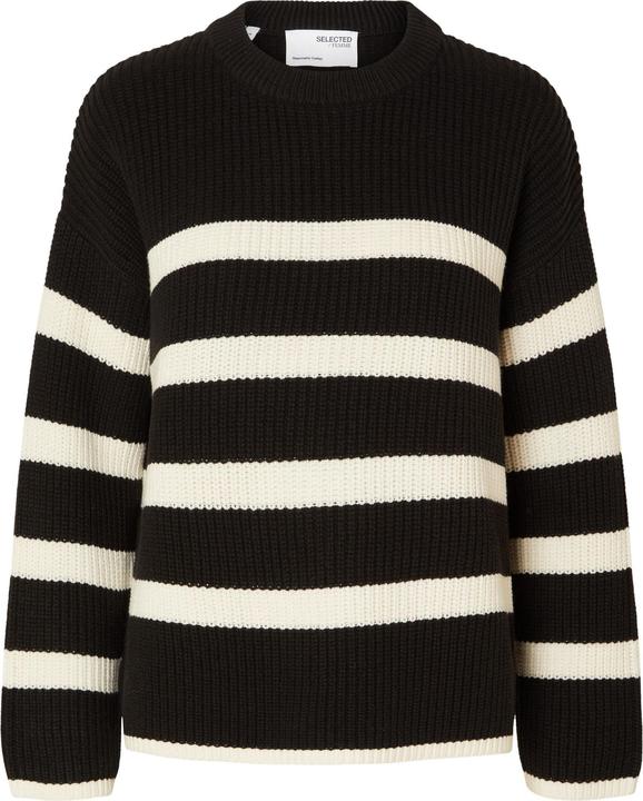 Selected Femme Gestreifter Strickpullover