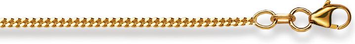 Immagine prodotto Natsumi Schmuck Collana in oro giallo 9K/375 carrarmato 1.7mm (Oro giallo 375/9 K Oro giallo, 38 cm)