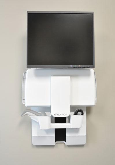 Actual product image Ergotron Styleview Vertical Lift White (Wall, 24")