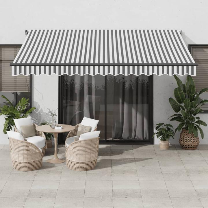 Produktbild VidaXL Markise Gelenkarmmarkise Sonnenmarkise Balkon Automatisch 400x350cm (4 m)