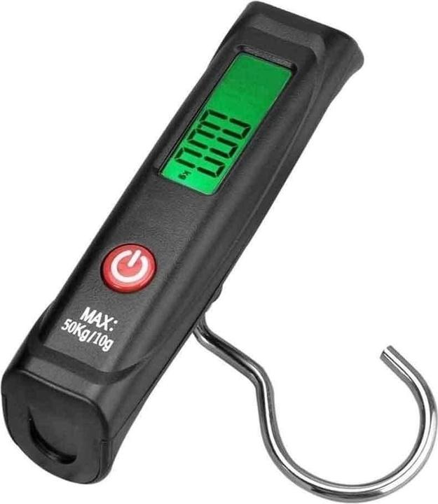 Alpine Professional Digitalwaage Kofferwaage mit Haken max. 50kg (Pèses bagage)