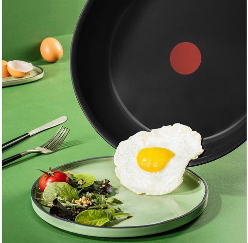 Image du produit Tefal Poêle à frire Renew Black On 24cm (24 cm, Poêle à frire, Aluminium, Céramique)