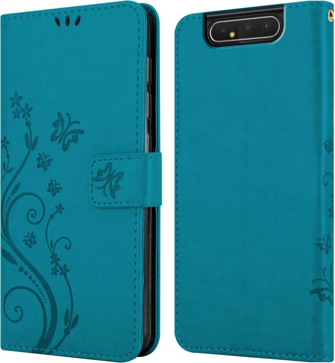 Produktbild Cadorabo Hülle für Samsung Galaxy A80 / A90 4G mit Blumen Muster (Samsung Galaxy A80)