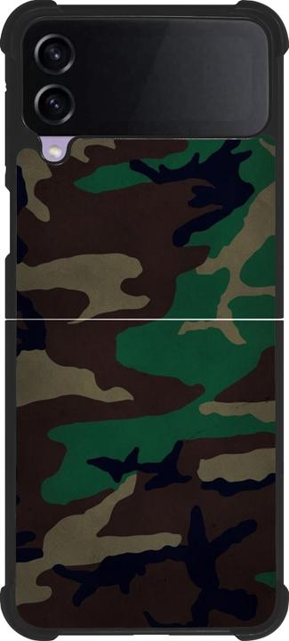 Image du produit PhoneLook Coque Silicone rigide noir Camouflage 3 (Samsung Galaxy Z Flip4)