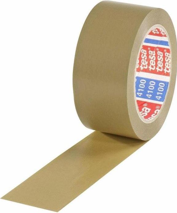 Image du produit Beiersdorf Pakketape Tesa 4100, PVC, 50 mm x 66 m, brun, pakke a 6 ruller (50 mm)