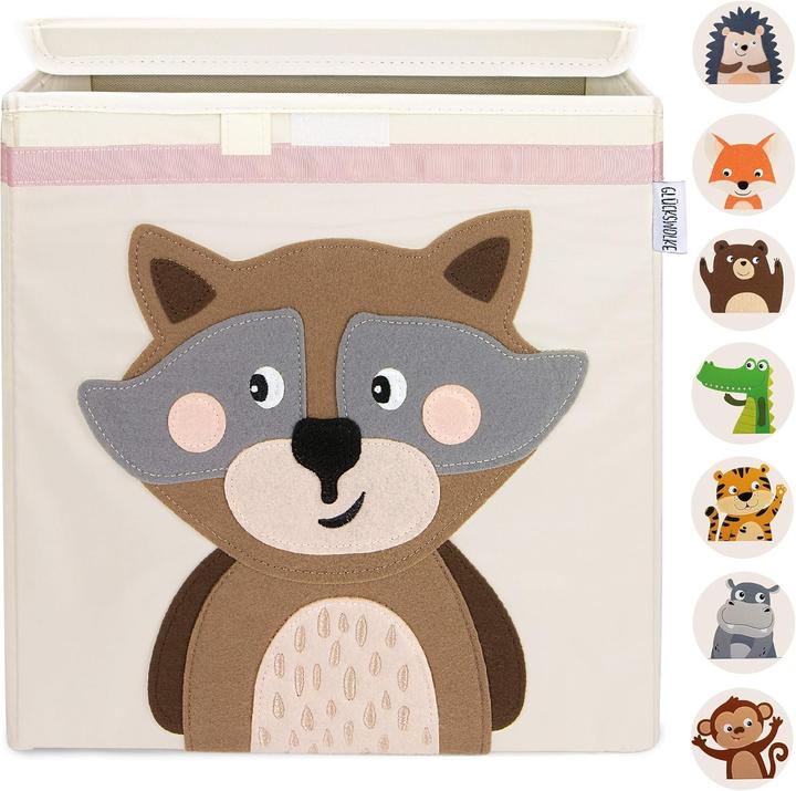 Actual product image Glückswolke Storage box with lid (33 x 33 x 33 cm, 35.94 l)