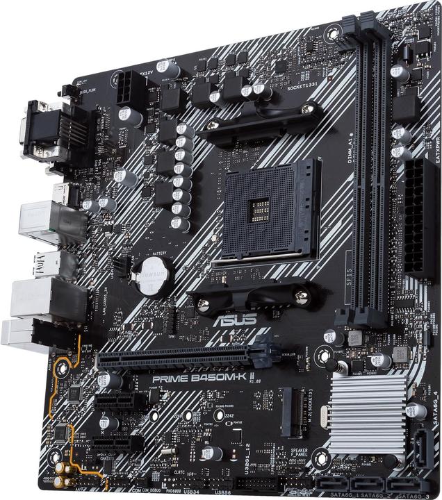 Produktbild ASUS PRIME B450M-K II (AM4, AMD B450, mATX)