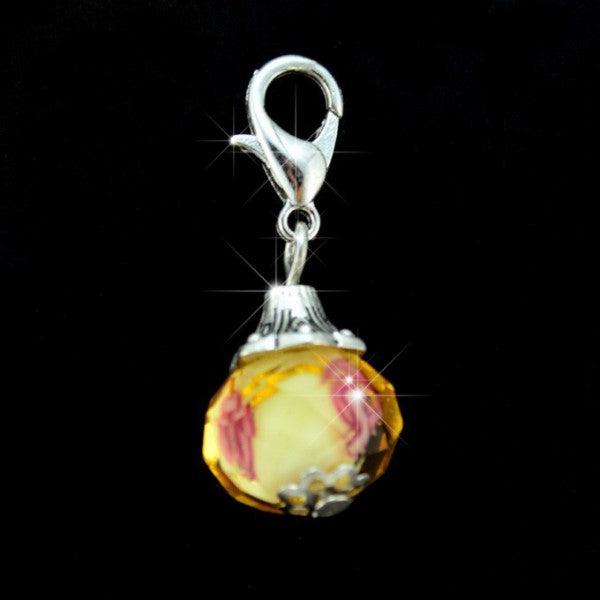 Image du produit Hermex Charm pendentif pour bracelet Thomas Sabo / Pandora - Jaune (Acier inoxydable)