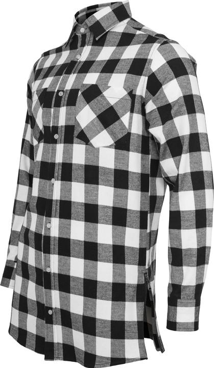 Produktbild Urban Classics Side-Zip Long Checked Flanell Shirt (S)