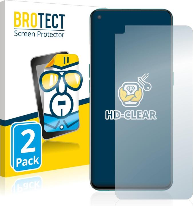 Actual product image BROTECT Screen Protector Clear (2 Piece, OnePlus North CE 5G)