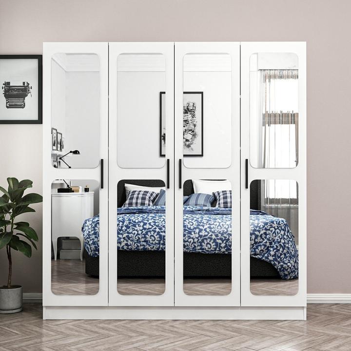 Immagine prodotto Skye Decor Kale Mirror Four Door Wardrobe