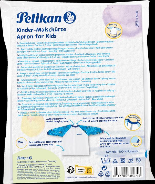 Actual product image Pelikan Painting apron Boys
