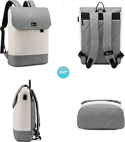 Produktbild Only-Bags.Store Rucksack Schule Laptop-Tasche Arbeitstasche Wasserdichter Notebook-Rucksack mit Laptop-Fach 15,6