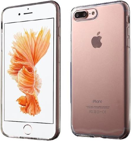 Actual product image Cover-Discount iPhone 8 Plus / 7 Plus - Rubber Silicone Case extra thin transparent (Apple iPhone 7 Plus, Apple iPhone 8 Plus)