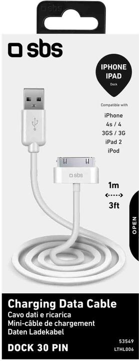 Immagine prodotto SBS USB A — Apple 30-Pin (1 m, USB 2.0)