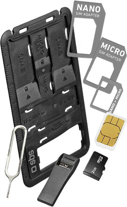 Produktbild SBS Adaptersatz für SIM / TF - Karten