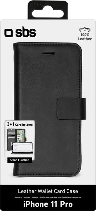 Actual product image SBS Genuine leather book (Apple iPhone 11 Pro)