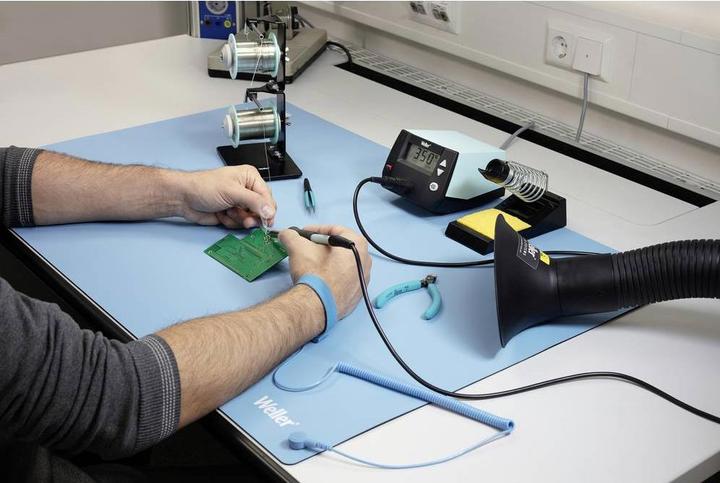 Actual product image Weller Erem Earth cable for ESD tester Blue