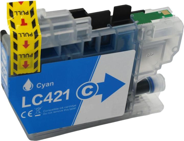 Actual product image Hermex Compatible ink cartridge for Brother MFC-J1010DW (C)