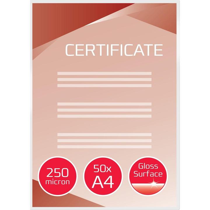 Actual product image GBC DOCUMENT POUCH - hot-laminating film pouches (A4, 50 Piece, 250 µm)
