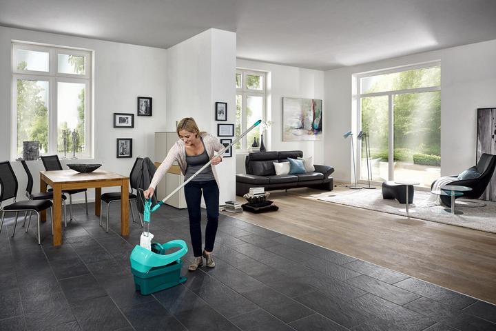 Produktbild Leifheit Set Wischtuchpresse Profi XL mit Rollen und Bodenwischer (1 Stk.)