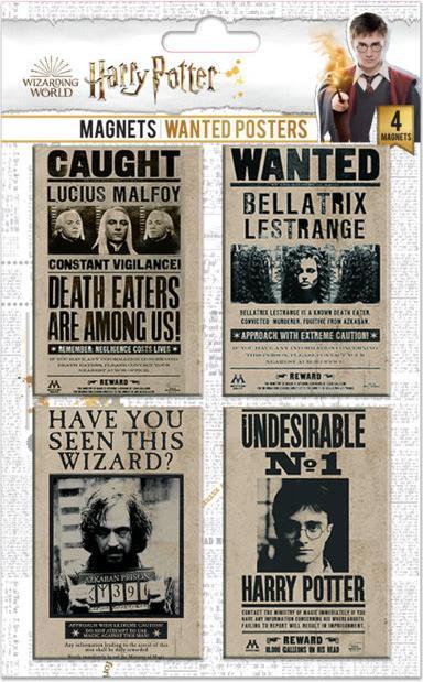 Image du produit NoName HARRY POTTER - Wanted - Set de 4 magnets (4 x)