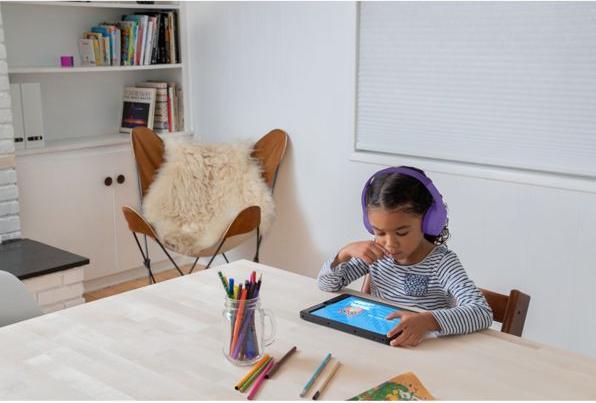 Image du produit Belkin Soundform Mini BT On-Ear Kinderk. USB-C lila AUD002hqPUV3