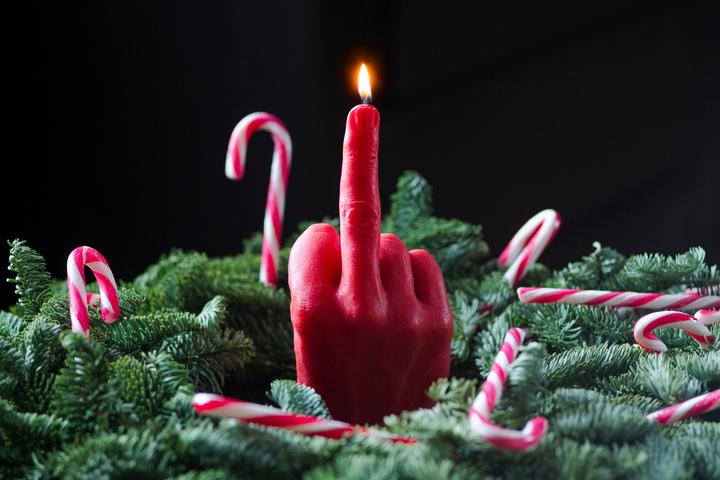 Immagine prodotto Candle Hand F*ck you (1 pz.)