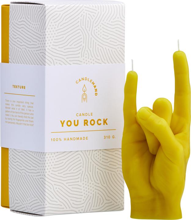 Actual product image Candle Hand You Rock (1 pcs.)