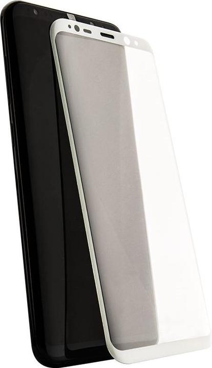 Immagine prodotto X-Doria Armor 3D Glass - Vetro protettivo 9H per Samsung Galaxy S8+ (cornice bianca) (1 Pezzo/i, Samsung Galaxy S8+)
