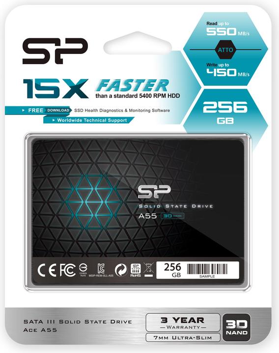 Actual product image Silicon Power Ace A55 (256 GB, 2.5")
